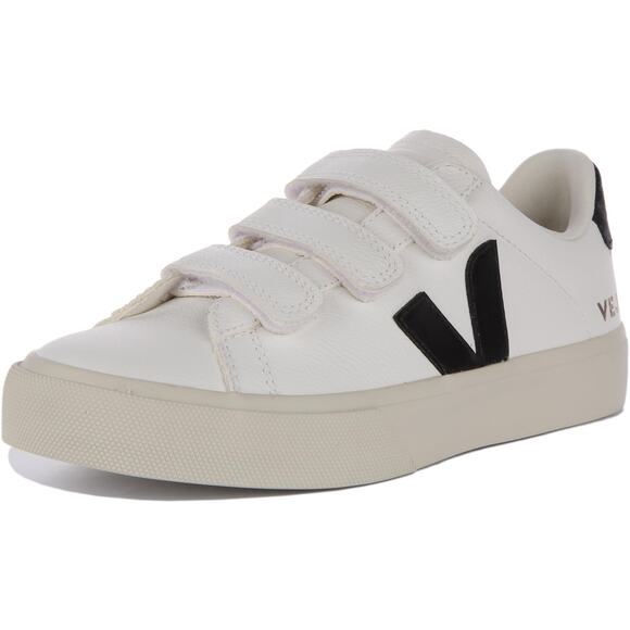 NWT VEJA Men’s Recife Logo Sneaker Extra White/Black 1 Size 8